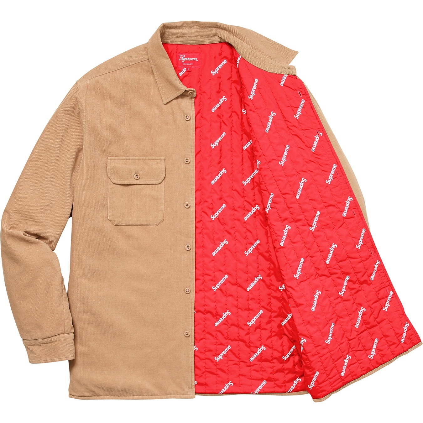 Corduroy Quilted Shirt view 15